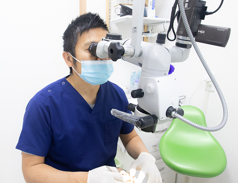 千葉県茂原市の歯医者、たけ歯科クリニックのなるべく削らず、歯を守る治療