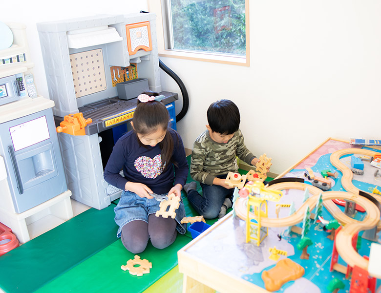 千葉県茂原市の歯医者、たけ歯科クリニックのキッズスペース